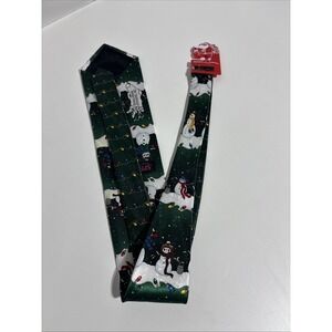 Hallmark Specialties Mens Christmas Green‎ W/Snowmen @ Candy Canes